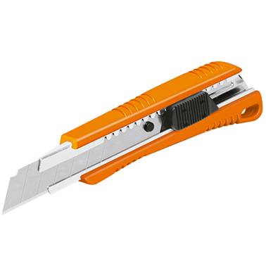 CUTTER GRANDE PLASTICO 18MM NAVAJA INOXIDABLE TRUPER (16974)
