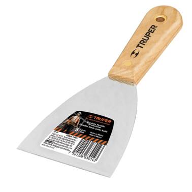 SP-ESPATULA FLEXIBLE MANGO MADERA 5 TRUPER (14451)