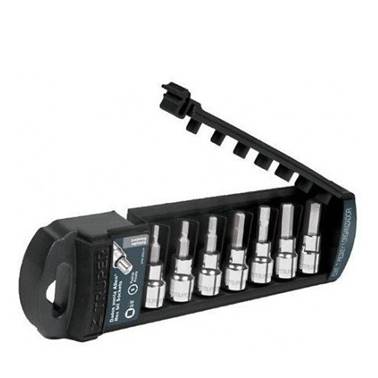SP-JUEGO DE DADOS PUNTA HEXAGONAL CUADRO 3/8 7 PZAS TRUPER (14170)