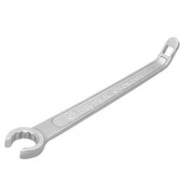 LLAVE ACERO AL CARBON PARA TANQUE DE GAS 9" CROMADA TRUPER (15490)