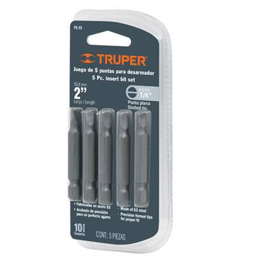 XXXXXPUNTAS PLANAS 1/4 5 PZAS TRUPER (17785)