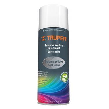 SP-PINTURA BLANCO BRILLANTE AEROSOL 400ML TRUPER (19032)