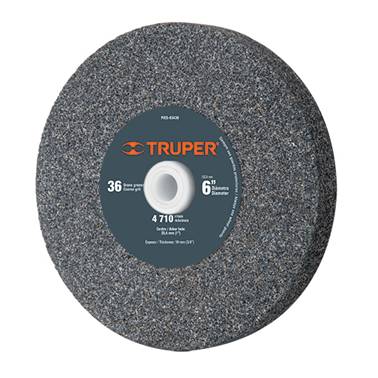 SP-RUEDA ABRASIVA ESMERIL 6 X 3/4 GRANO36 TRUPER (16348)