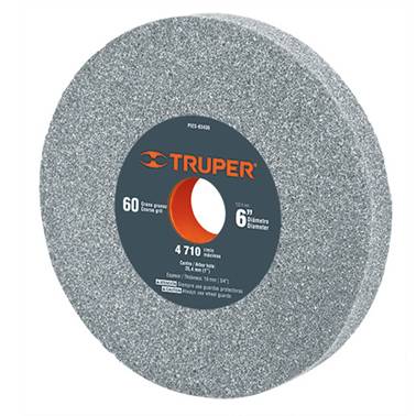 SP-PIEDRA P/ESMERIL 6 X 3/4 OXIDO DE ALUMINIO GRANO 60 TRUPER (16349)