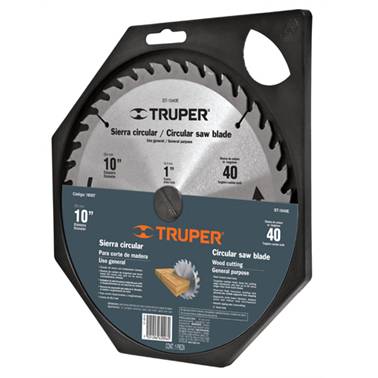 SP-SIERRA CIRCULAR P/MADERA 10 40 DIENTES TRUPER (18307)