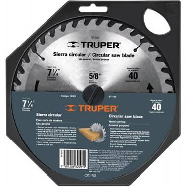 SP-SIERRA CIRCULAR P/MADERA 7-1/4 24 DIENTES TRUPER (18300)