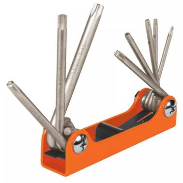 JGO DE LLAVES TORX 8 PZAS T.NAVAJA TRUPER (15569)