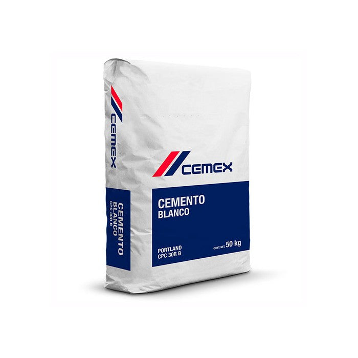 CEMENTO BLANCO CPC 30 RB TOLTECA 25 KG (TON 40 BTOS) CEMEX