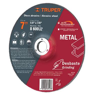 SP-DISCO DESBASTE 7 ALTO REND TRUPER (11545)