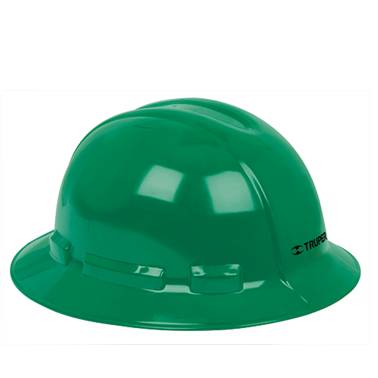 SP-CASCO DE SEGURIDAD ALA ANCHA VERDE TRUPER (10572)