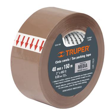 SP-CINTA EMPAQUE CANELA 48MMX40M TRUPER