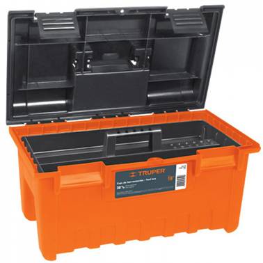 CAJA P/ HERRAMIENTA 19 NARANJA TRUPER (19781)