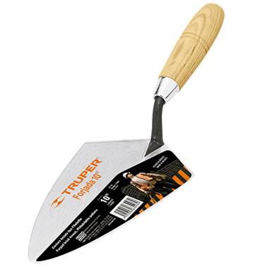 CUCHARA PARA ALBAÑIL TIPO FILADELFIA 10 MANGO MADERA TRUPER (12992)