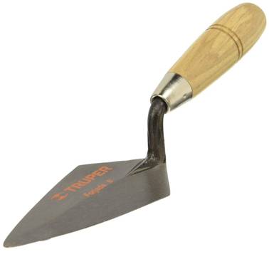 CUCHARA PARA ALBAÑIL TIPO  FILADELFIA 6 MANGO MADERA TRUPER (12990)
