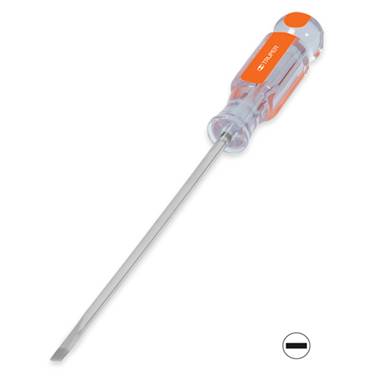 SP-DESARMADOR PUNTA CABINET BARRA REDONDA MANGO ACETATO 1/8X6  TRUPER