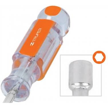 SP-DESARMADOR DE CAJA HEXAGONAL 1/2  MANGO  ACETATO  TRUPER