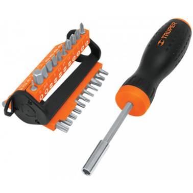 SP-DESARMADOR MULTIPUNTA C/33 PUNTAS MANGO ERGONOMICO TRUPER