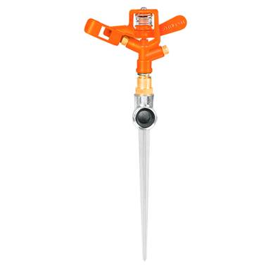 ASPERSOR METALICO DOBLE CHORRO 1 VIA ESTACA 11 TRUPER (10327)