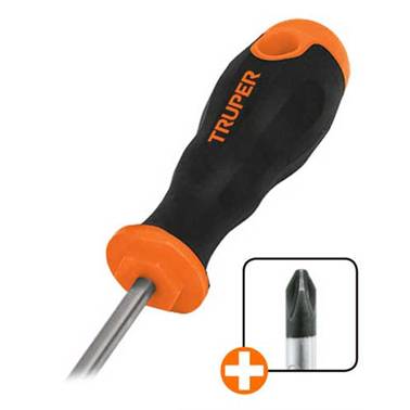 DESARMADOR PUNTA PHILLIPS MGO GRIP 6 TRUPER  (14079)