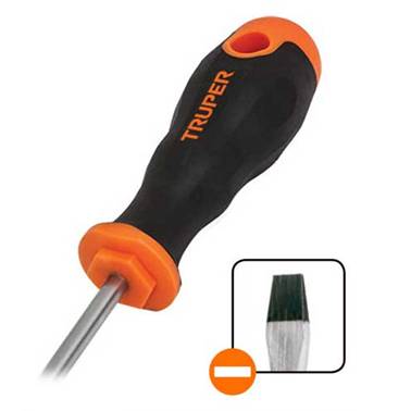 SP-DESARMADOR PLANO GRIP 3/16 X 4 TRUPER (13992)