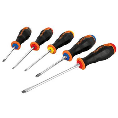 JGO 5 DESARMADORES CONFORT GRIP TRUPER 14138