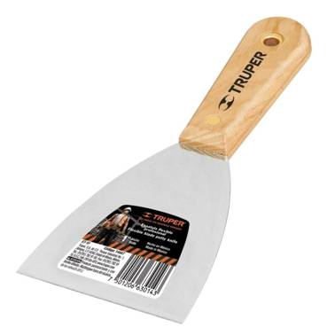 SP-ESPATULA FLEXIBLE MANGO MADERA 1 TRUPER (14447)