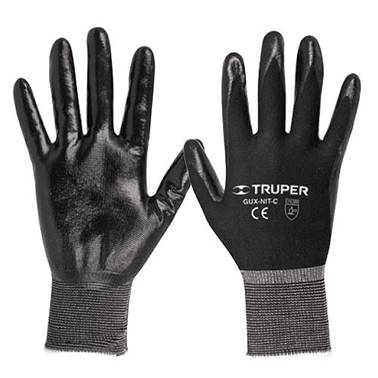 GUANTES NAILON RECUBIERTO CON NITRILO MEDIANO (13294)