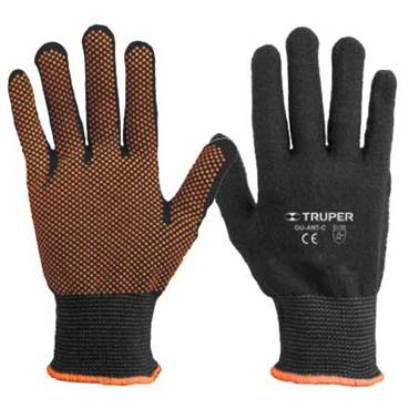 GUANTES DE NAILON PUNTOS PVC CHICOS TRUPER (12650)
