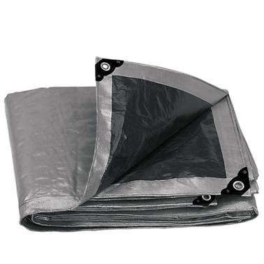 LONA REFORZADA POLIETILENO GRIS 3X4 MTS TRUPER (15363)