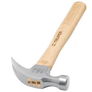 MARTILLO UÑA CURVA 16 OZ TRUPER (16752)