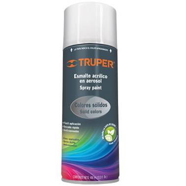 SP-PINTURA BLANCO MATE AEROSOL 400ML TRUPER (19034)