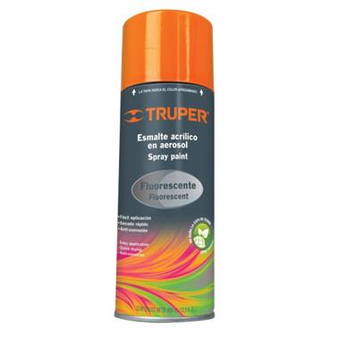 SP-ESMALTE AEROSOL FLUORESCENTE NARANJA TRUPER (19072)