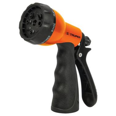 PISTOLA PARA RIEGO PLASTICA RECUBIERTA TRUPER 18482