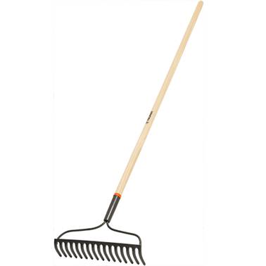 RASTRILLO JARDIN CLASSIC 16 DIENTES CON MANGO 54" TRUPER  (17882)
