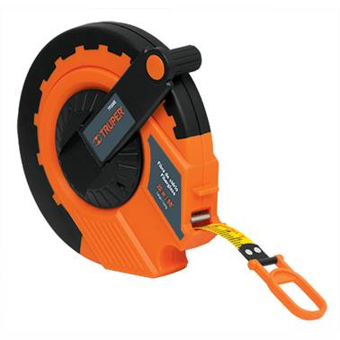 CINTA LARGA CARCASA PLASTICA 20M MET TRUPER (12638)